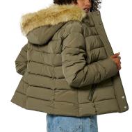Women's Khaki Coat Kaporal MIBBY Photo of the Espace des Marques %store% store - view of %key%