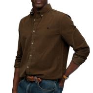 Chemise Marron Homme Superdry Classic