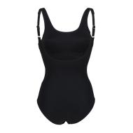 Women's black/pink swimming costume Arena Alissa Photo of the Espace des Marques %store% store - view of %key%