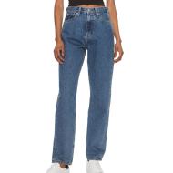 Jean Straight Fit Bleu Femme Calvin Klein Authentic pas cher