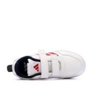 Weiße Adidas Tensaur Sport 3.0 Sneaker für Jungen Ansicht 4