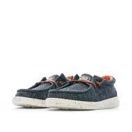 Hey Dude Wally Youth Sox Shoes Blue Boy Photo of the Espace des Marques %store% store - view of %key%