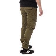 Pantalon cargo Kaki Homme Paname Brothers Live vue 2