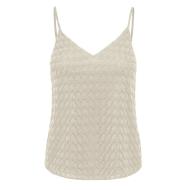 Camiseta sin mangas beige para mujer JDY Aavery