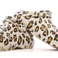 Clogs mit Plattform Beige gemustert Frau XTI 143888 Ansicht 7