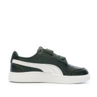 Schwarze Sneakers mit Klettverschluss Jungen Puma Shuffle Ansicht 2