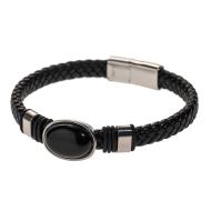 Bracelet Noir Homme Geographical Norway 315127 pas cher