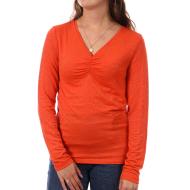 Pieces Tamara Camiseta de rayas naranja para mujer