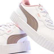 Weiße Puma Carina 3.0 Sneaker für Mädchen Ansicht 7