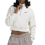Sweat Zippé Blanc Femme Nike Nsw Style