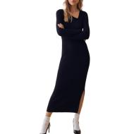 Women's Black Maxi Dress Vila Nelly affordable