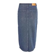 Langer Jeansrock Blau Damen Noisy May Slit Midi Skirt Ansicht 2