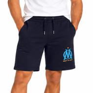 Short Jogging Marine Homme Olympique de Marseille pas cher