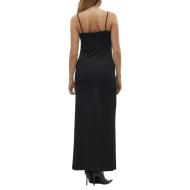Schwarzes figurbetontes Kleid für Frauen Vero Moda Kanva Ankle Ansicht 2
