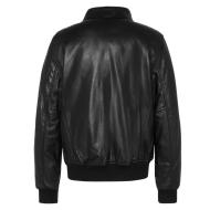 Blouson Cuir Noir Homme Schott LCJET vue 2