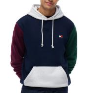 Herren-Kapuzenpullover in Marineblau von Tommy Hilfiger „Badge Hoodie“ günstig