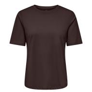 T-Shirt Marron Foncé Femme Only Happy