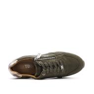 Baskets Kaki Femme TBS BLONZIP vue 4