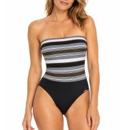 Bañador negro/gris para mujer Grain de Sable Victoria barato