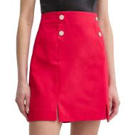 Women's Bright Red Skirt Morgan JEON