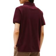 Tommy Hilfiger Herren-Polo in Bordeaux, Regular-Passform Ansicht 2