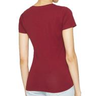 T-Shirt Rot Frau Pepe jeans New Virginia Ansicht 2