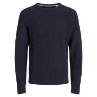 Herren-Strickpullover in Marineblau von Jack & Jones Pannel
