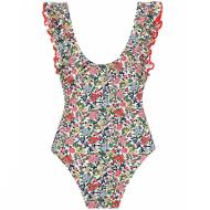 Maillot de bain Blanc/Vert Fille Ninon Lagon Bleu Ninon pas cher