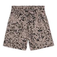 Short Beige/Noir Fille Puma Ess Graphic vue 2