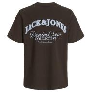 Dunkelbraunes T-Shirt für Jungen von Jack & Jones Brandes Ansicht 2