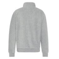 Sweat Polaire Gris Homme Schott Half Zipped vue 2