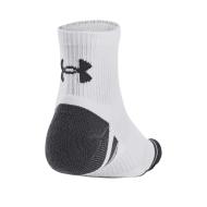 3 Paar weiße Herrensocken von Under Armour Performance Tech Ansicht 2