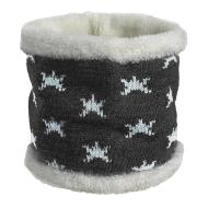Bufanda gris con estampado para niña «Cairn Stars» barato