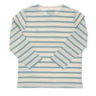 Camiseta de rayas EOM Eloris, Beige/Turquesa, Niño ver 2