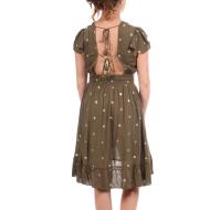 Vestido de color caqui para mujer GOA chica ver 2