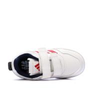 Zapatillas blancas/rojas/azules para niño Adidas Tensaur KJ9763 ver 4