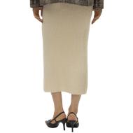 Jupe Longue Beige Femme Vero Moda Puff vue 2