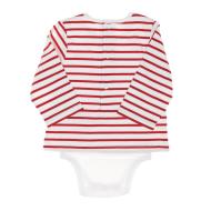 Body Camiseta EOM Vabody Rojo/Blanco Niño ver 2