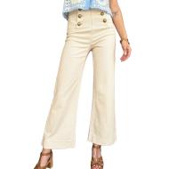 Ancho Mujer Beige Jeans Oraije Victorine