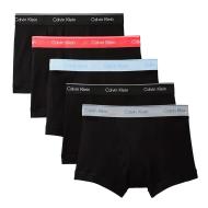 Lote de 5 calzoncillos bóxer negros para hombre Calvin Klein Jeans Trunk barato