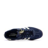 Baskets Bleu Marine/Blanc Homme Adidas Samba vue 4