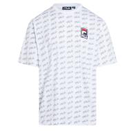 Camiseta Fila Flat Print Hombre Blanca