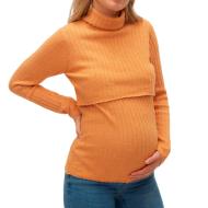 Mamalicious Suniva Suéter de Embarazo Naranja para Mujer barato