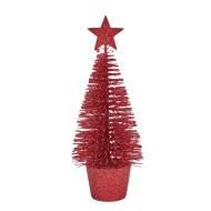 Weihnachtsbaum Rot Atmosphera Paill 15cm günstig