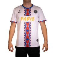 Camiseta de fútbol blanca de Sport Zone Paris barato