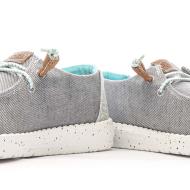 Hey Dude Wendy Heathered Slub Grey Heathered Women's Shoes Photo of the Espace des Marques %store% store - view of %key%