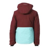 Girls' Turquoise/Bordeaux O'Neill Arsenite Ski Jacket Photo of the Espace des Marques %store% store - view of %key%