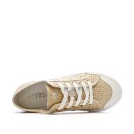 Beige/weiße Stoffschuhe für Damen TBS OPIACE Ansicht 4