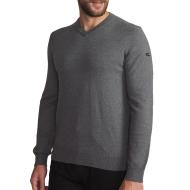 Pull Gris Foncé Homme TBS Granit