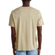 Beiges Herren-T-Shirt von Timberland mit Emblem auf dem Ärmel Ansicht 2